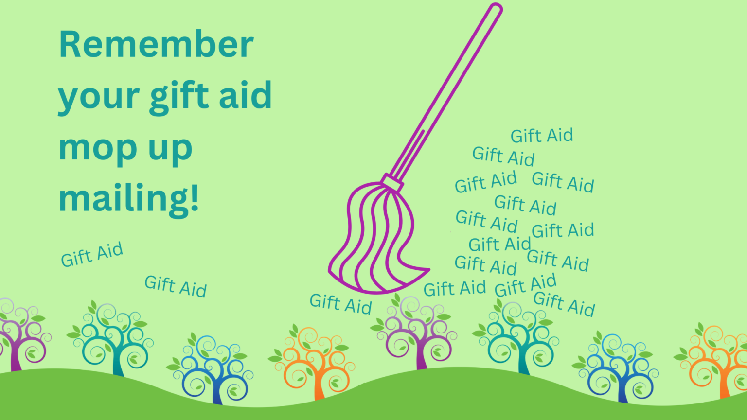Gif Aid mop up mailings!