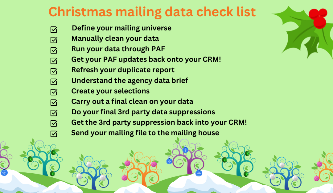 Christmas checklist